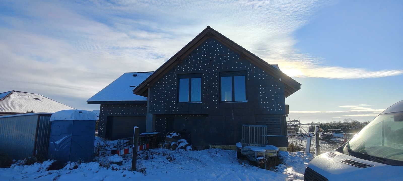 Nowo wybudowany dom w Strzelcach Górnych