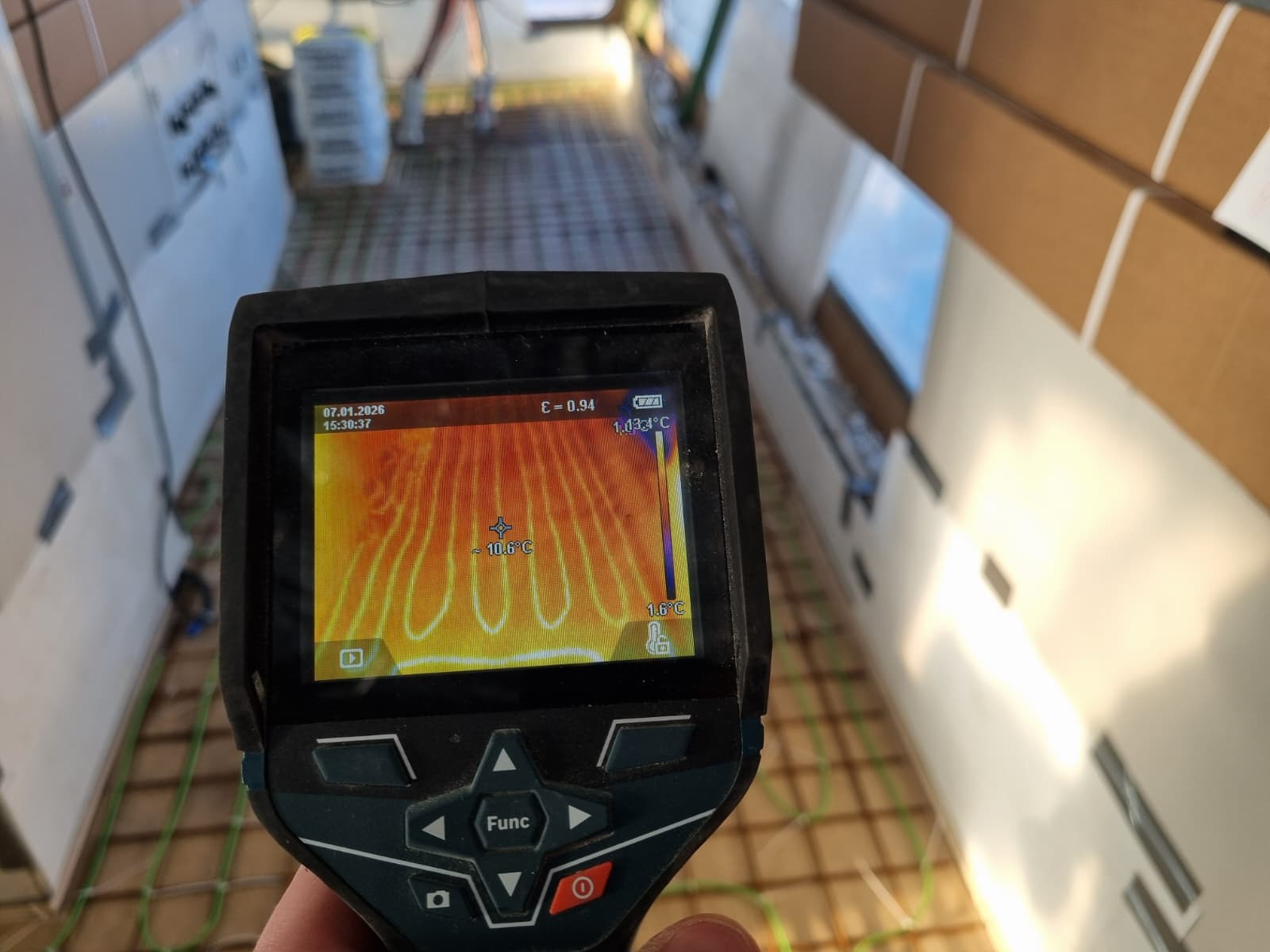 Statek ogrzewany kablami grzewczymi SAMURIO