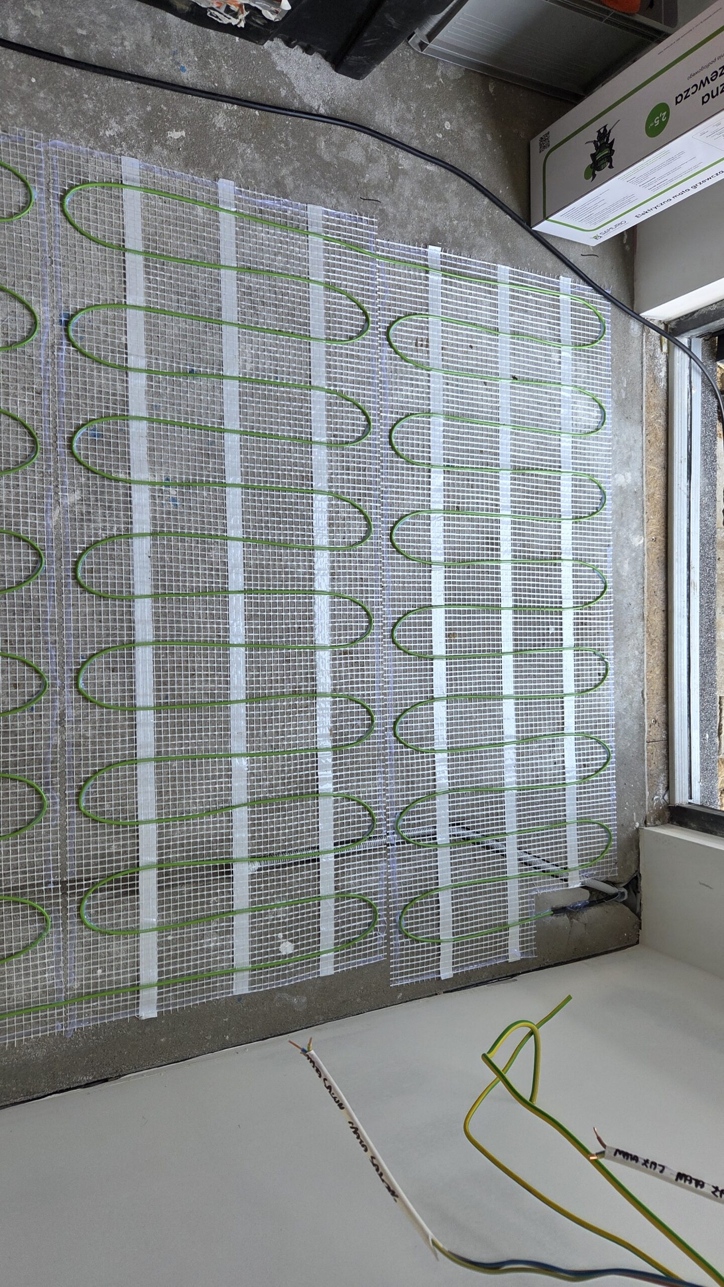 Domek ogrzewany matami grzewczymi w Piotrowicach