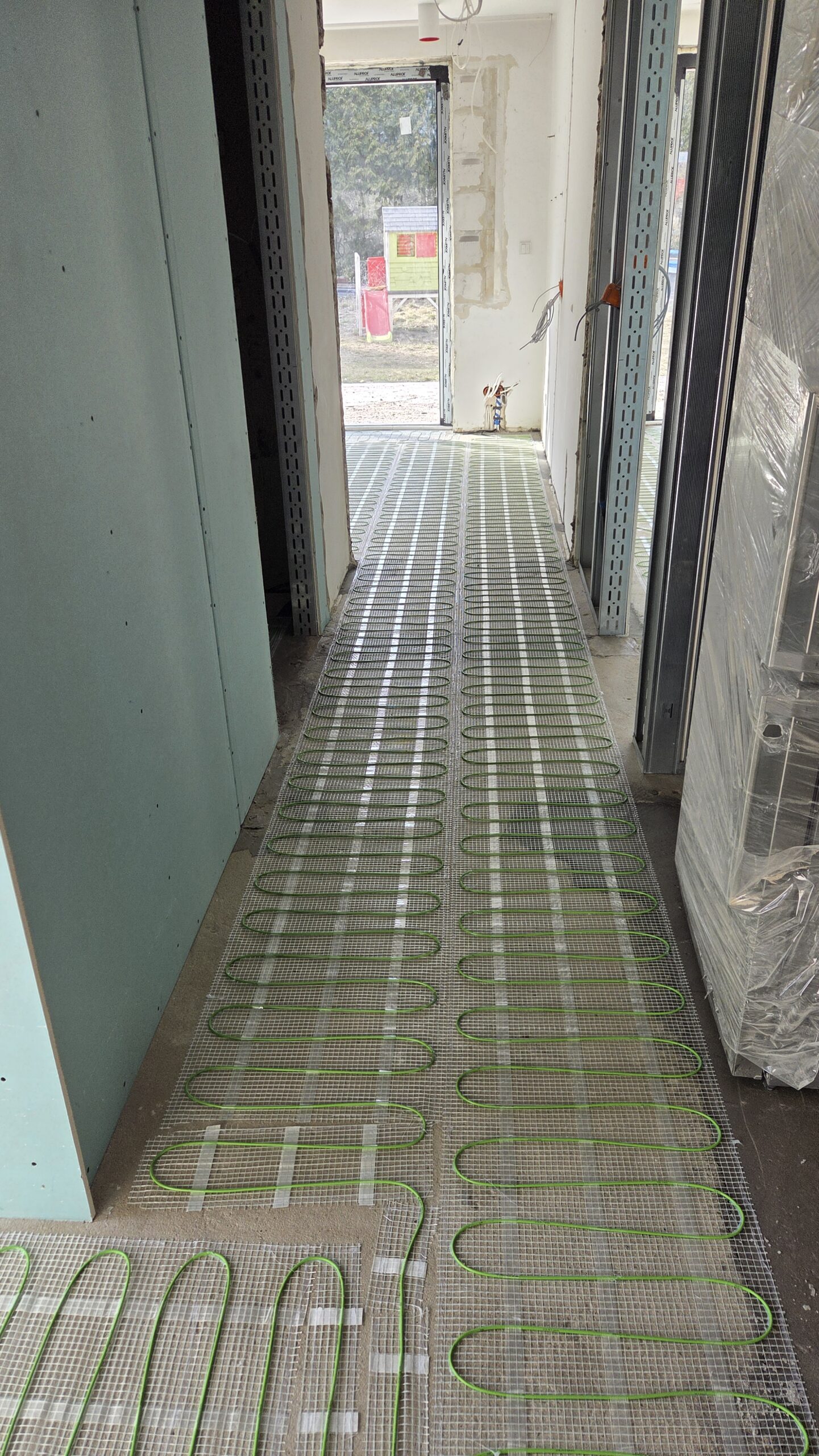 Maty grzewcze w domu w Przysusze