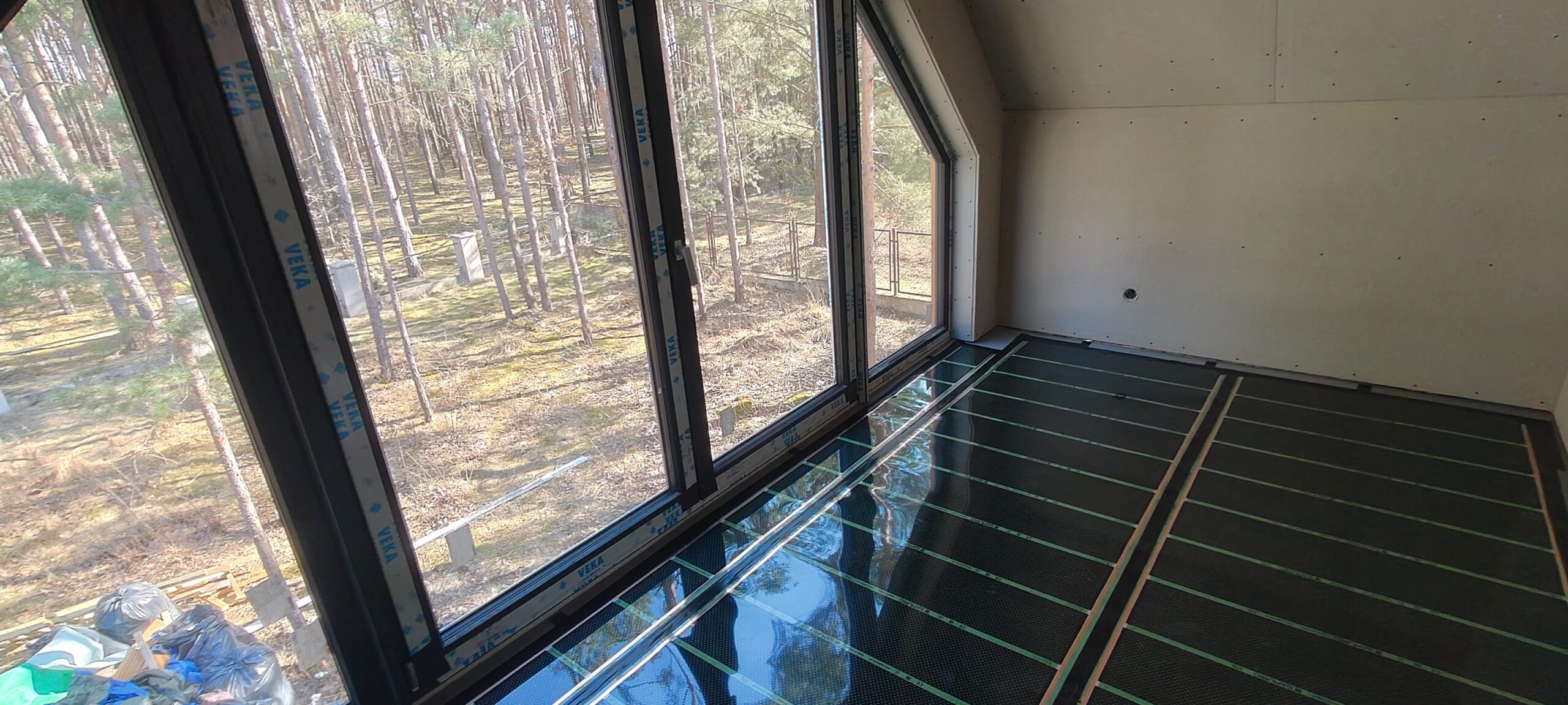 Ogrzewanie bezpośrednie w domku we Władysławowie