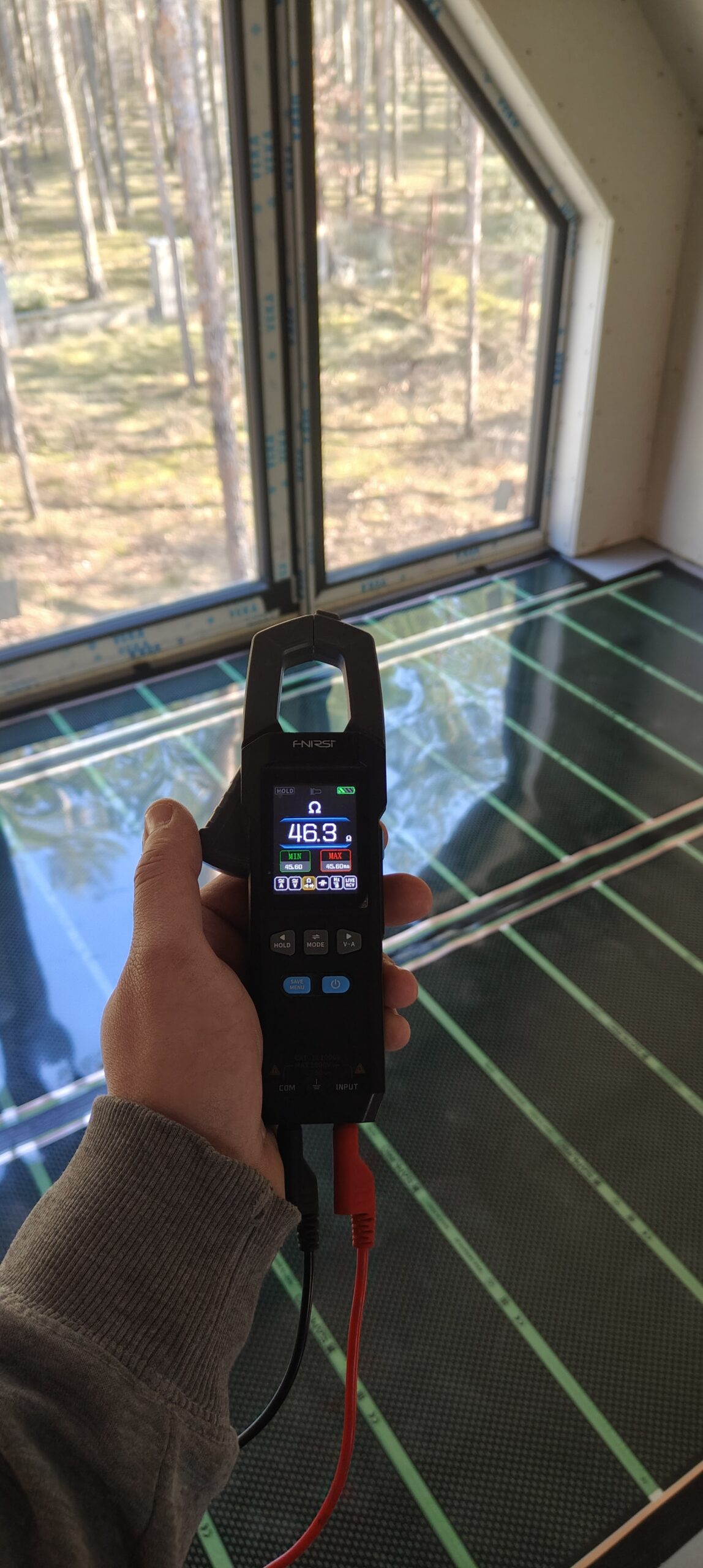 Ogrzewanie bezpośrednie w domku we Władysławowie