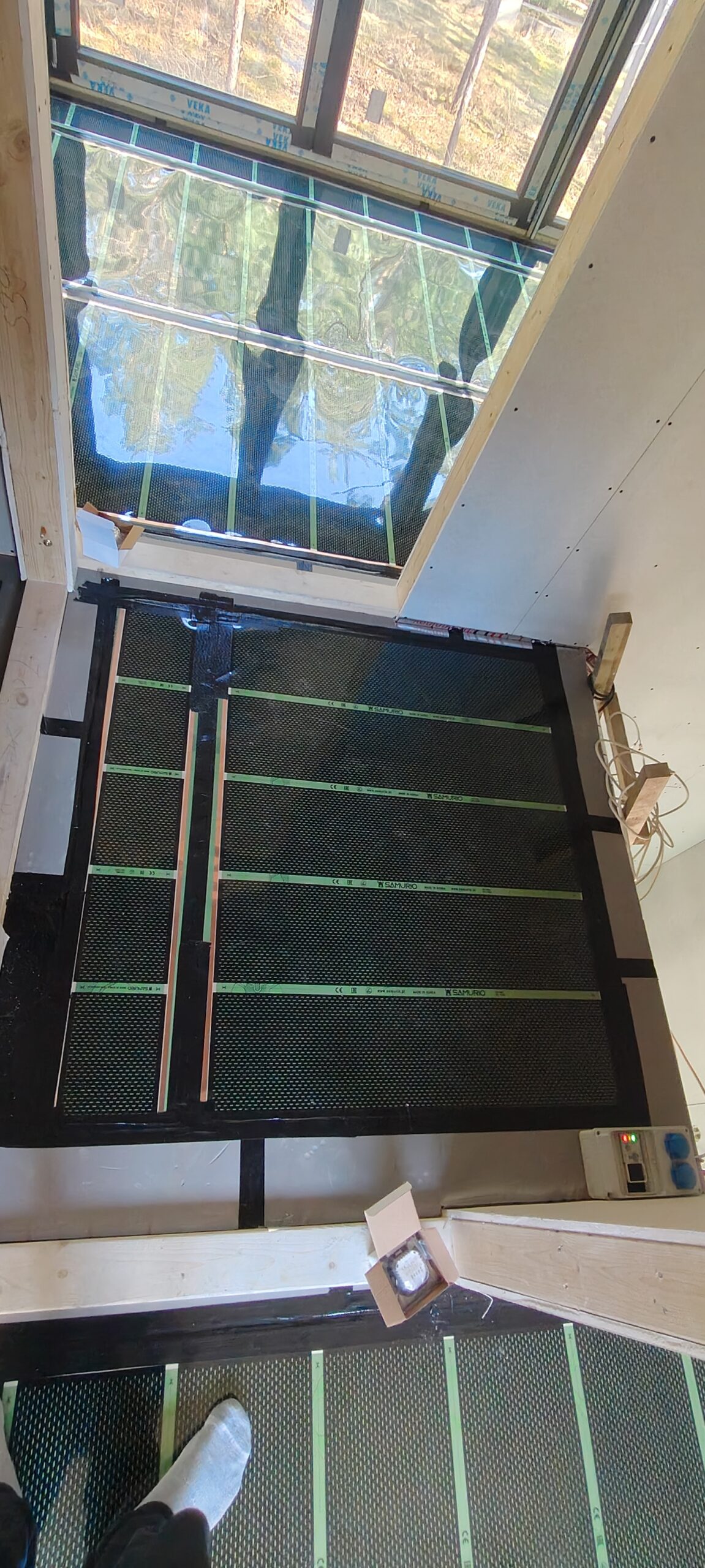 Ogrzewanie bezpośrednie w domku we Władysławowie