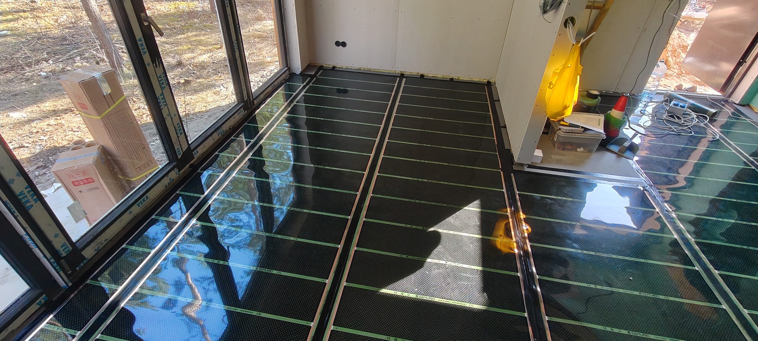 Ogrzewanie bezpośrednie w domku we Władysławowie