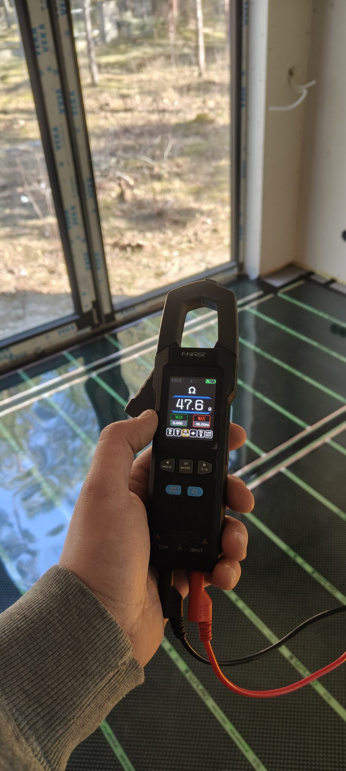 Ogrzewanie bezpośrednie w domku we Władysławowie