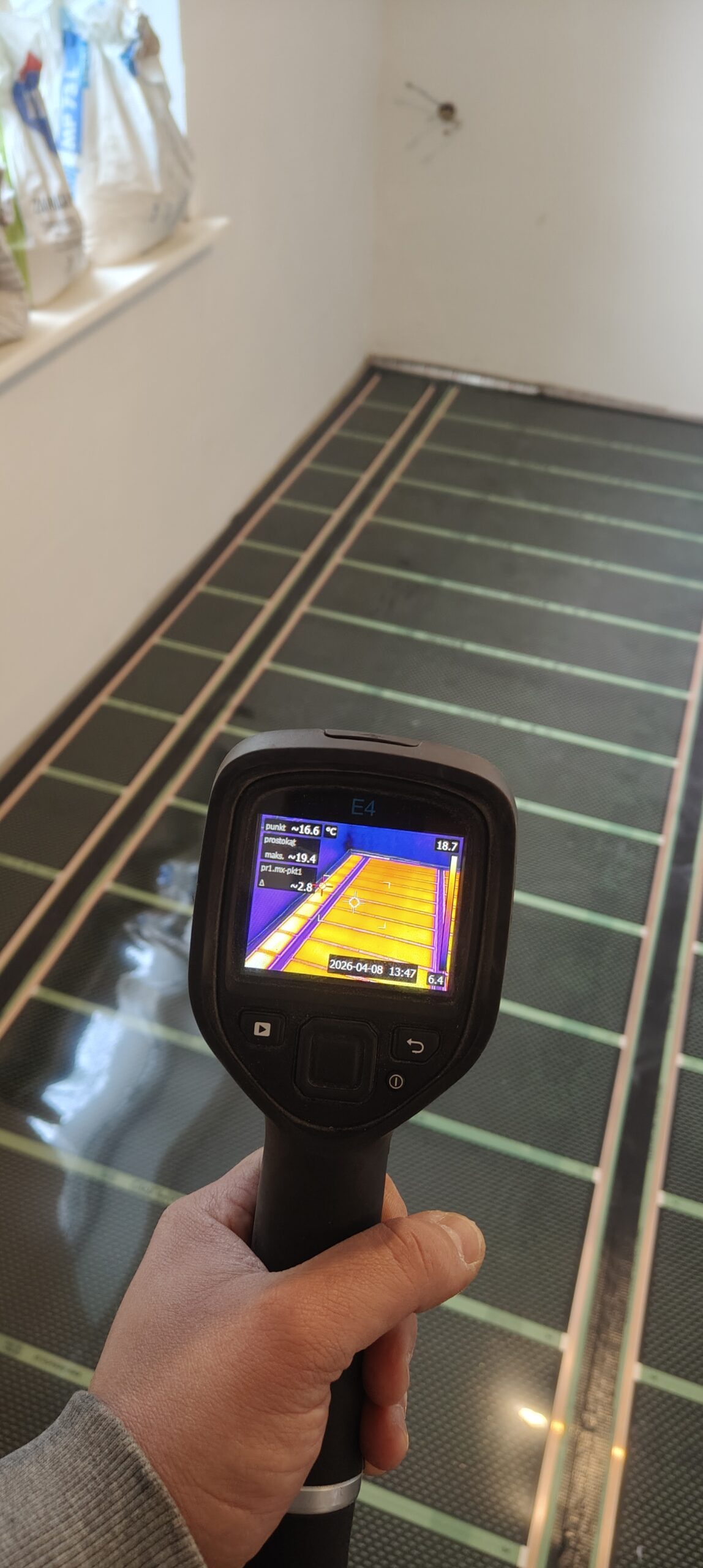 Ogrzewanie bezpośrednie w domku w Bydgoszczy