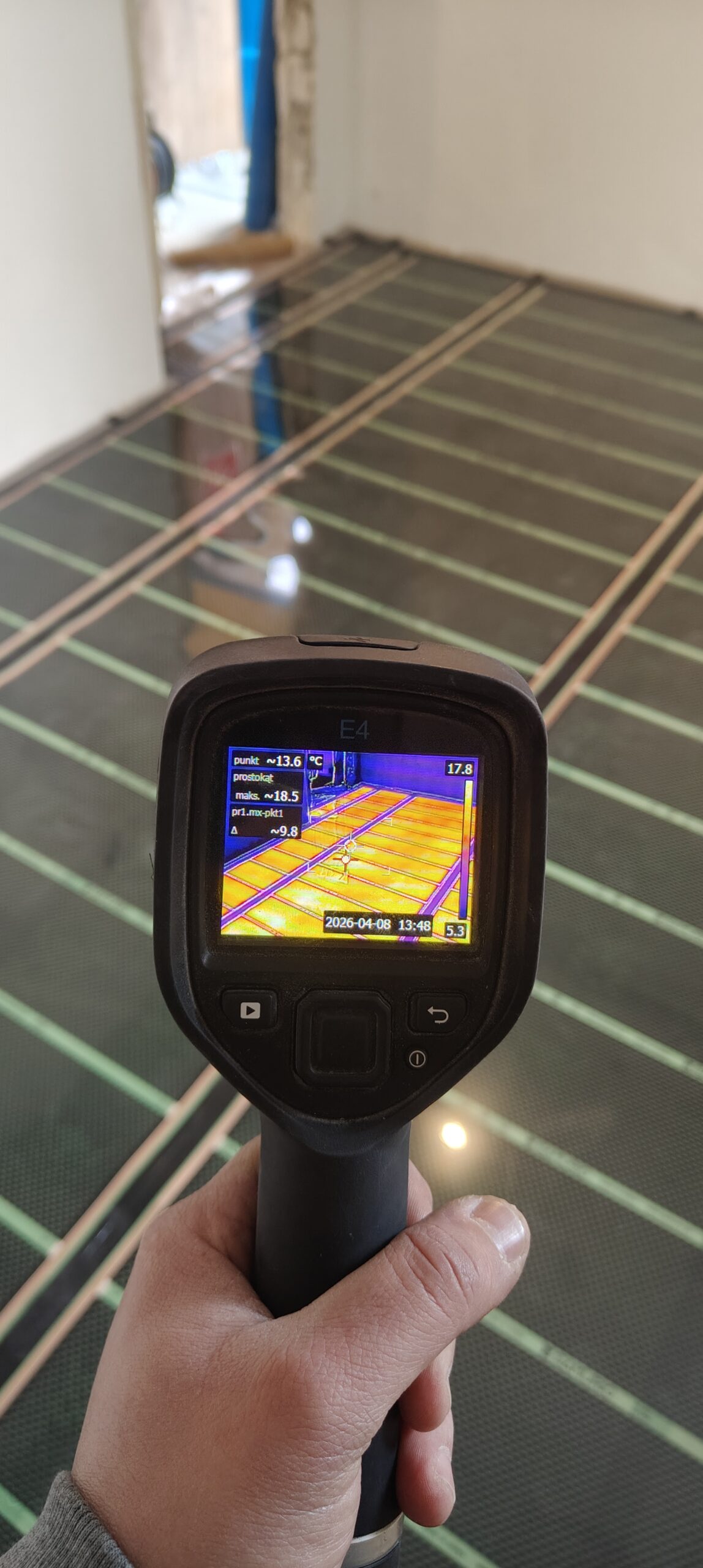 Ogrzewanie bezpośrednie w domku w Bydgoszczy