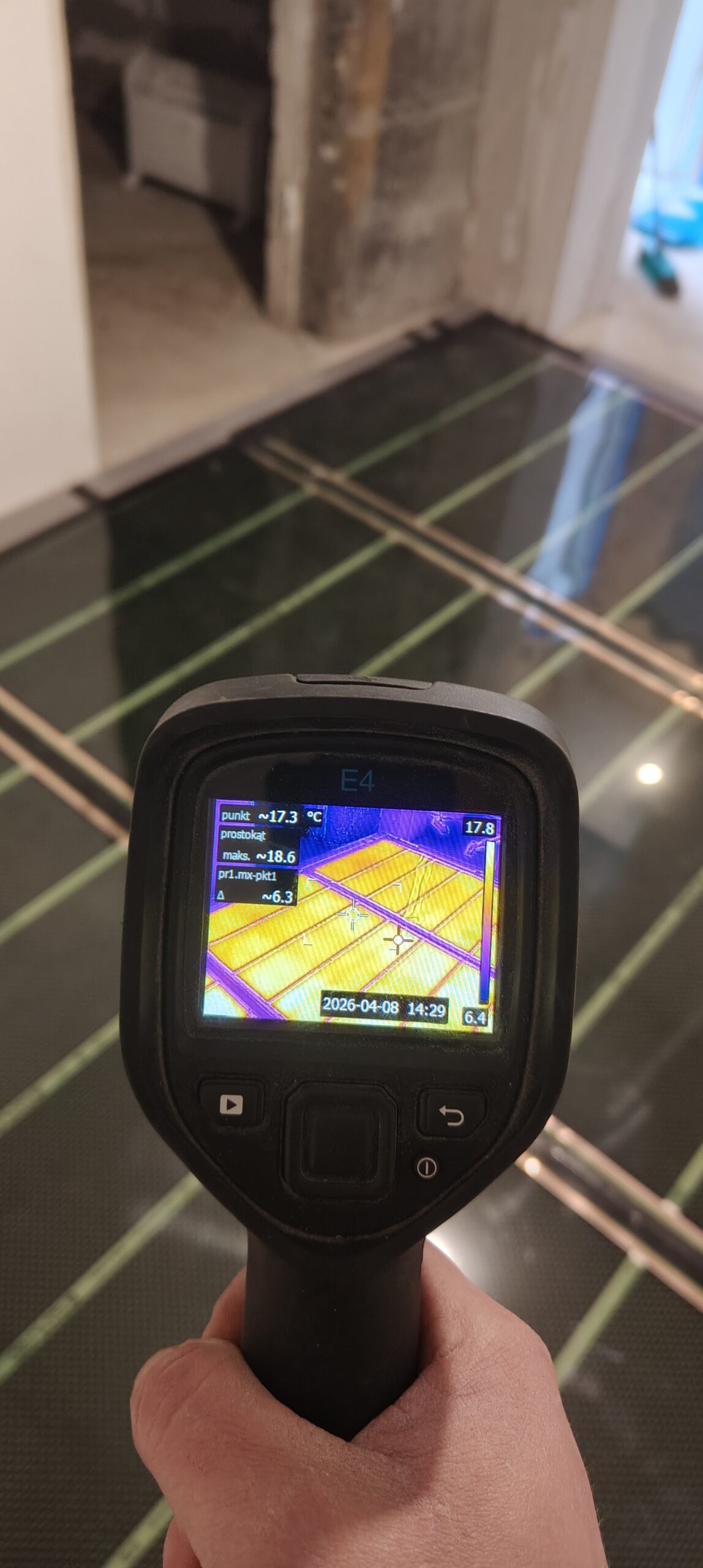 Ogrzewanie bezpośrednie w domku w Bydgoszczy