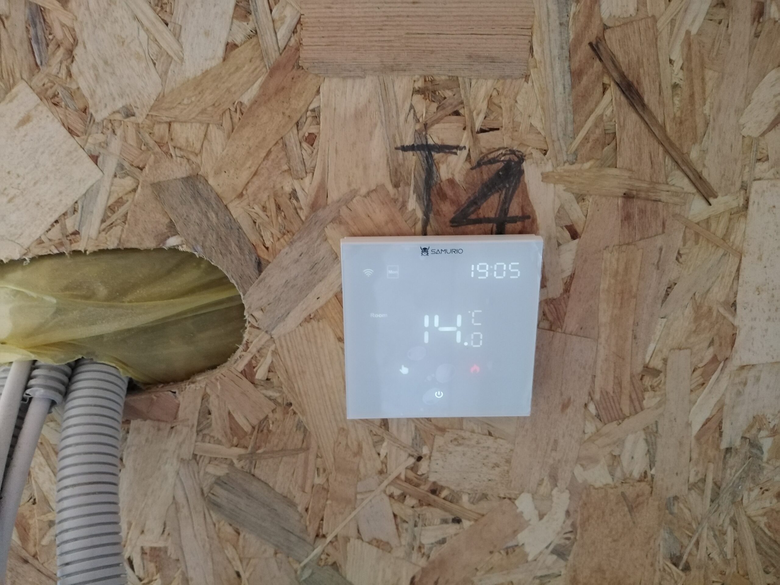 Ogrzewany elektrycznie dom szkieletowy w Szuminie