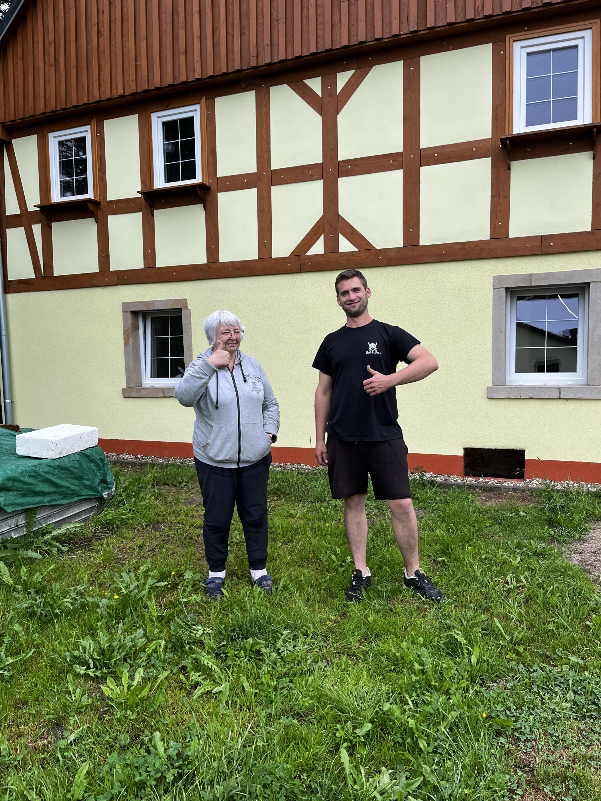 Ogrzewanie bezpośrednie podczas remontu w Płóczkach Dolnych