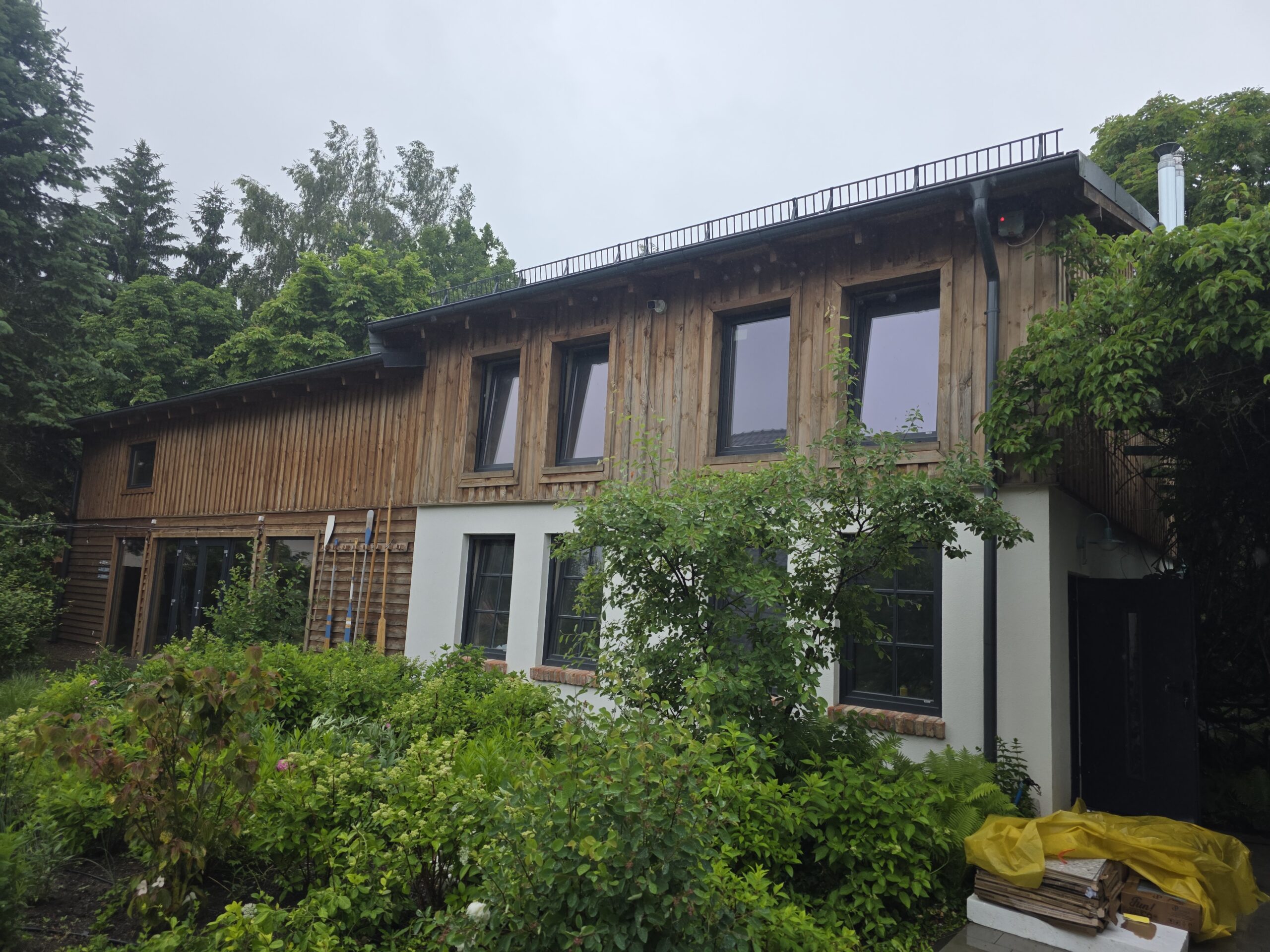 Folie i maty grzewcze w nowym domu w Węgorzewie