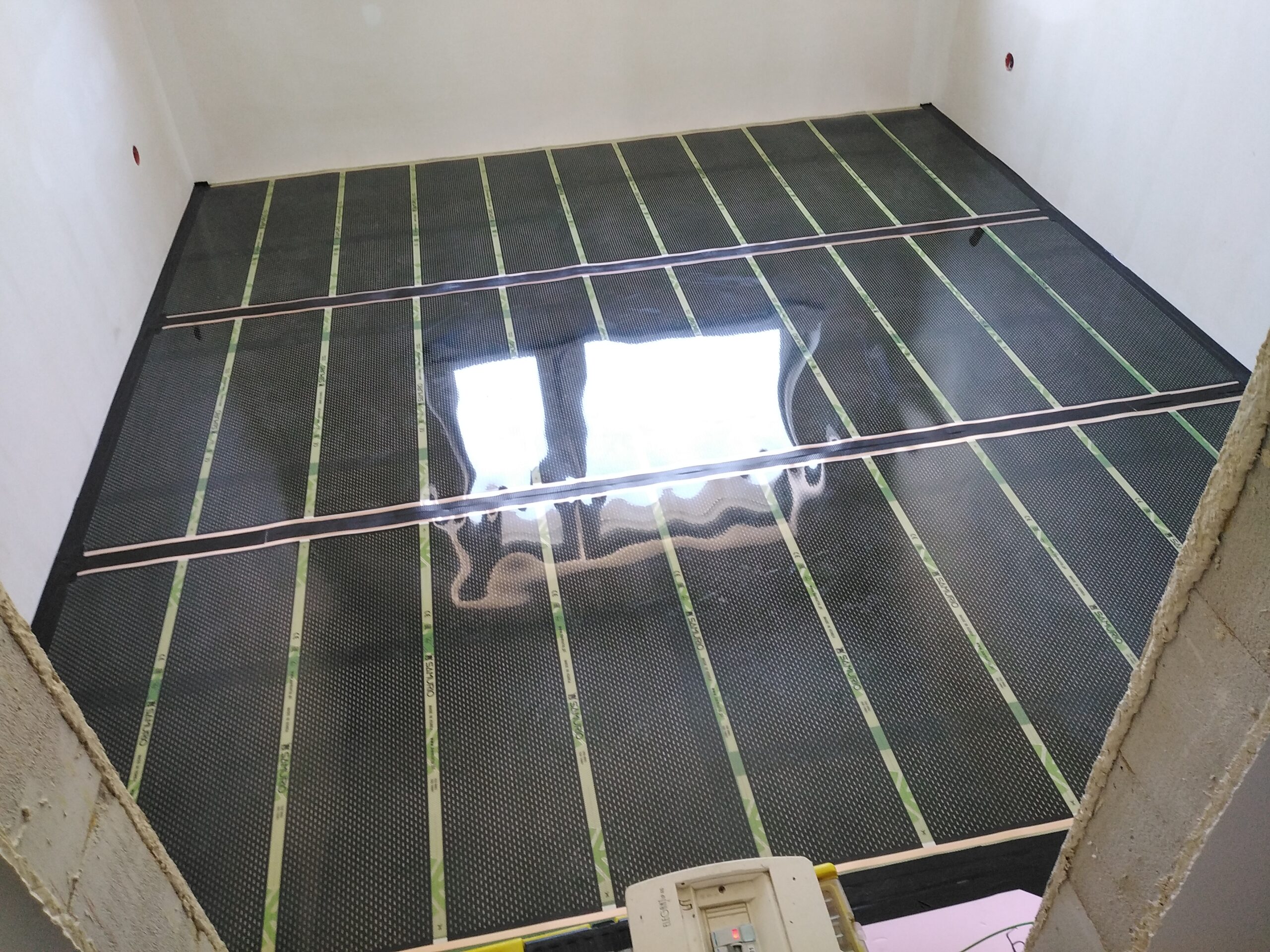 Ogrzewanie bezpośrednie w ponad 200 m2 domu w Przeźmierowie