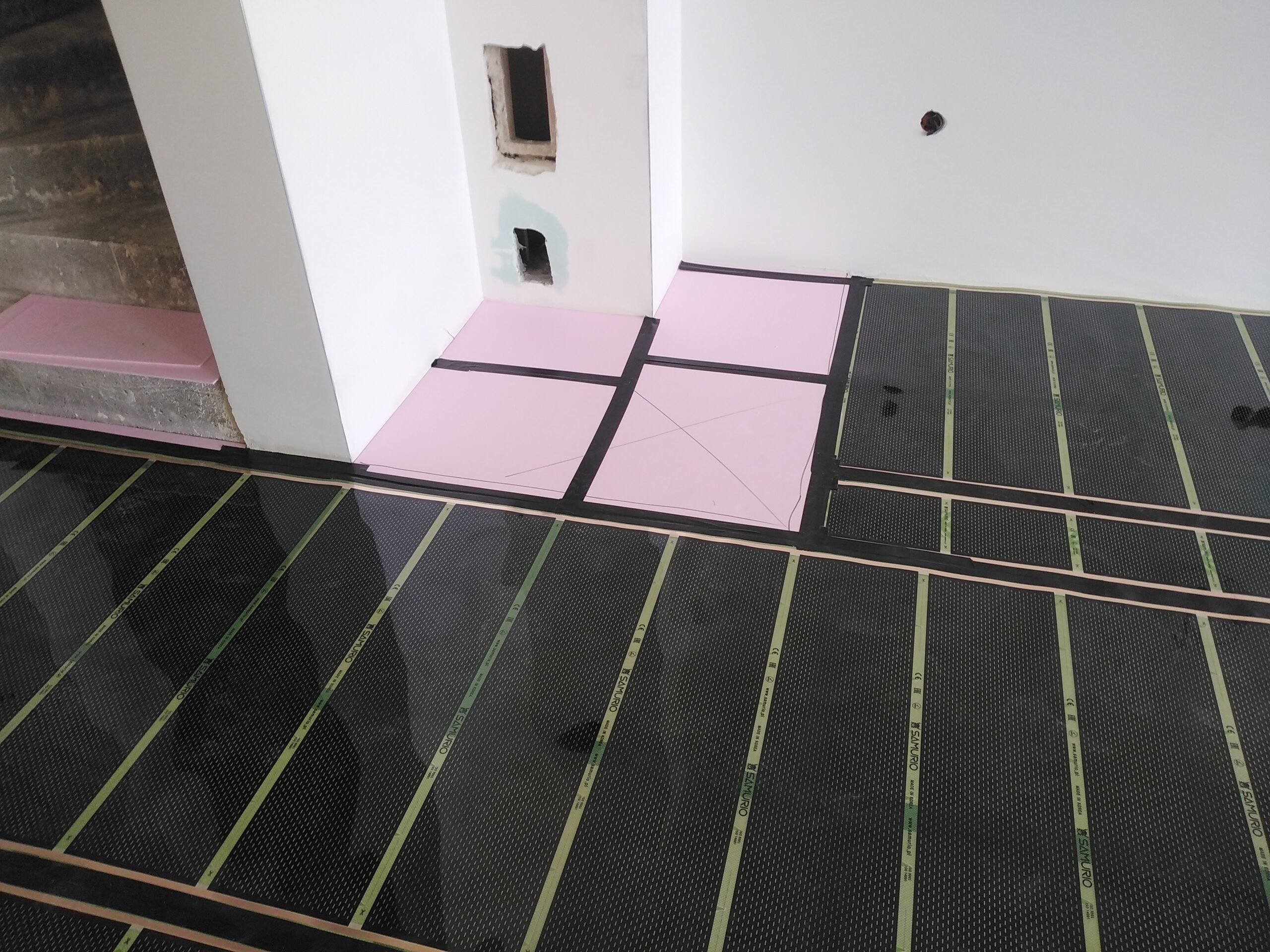 Ogrzewanie bezpośrednie w ponad 200 m2 domu w Przeźmierowie