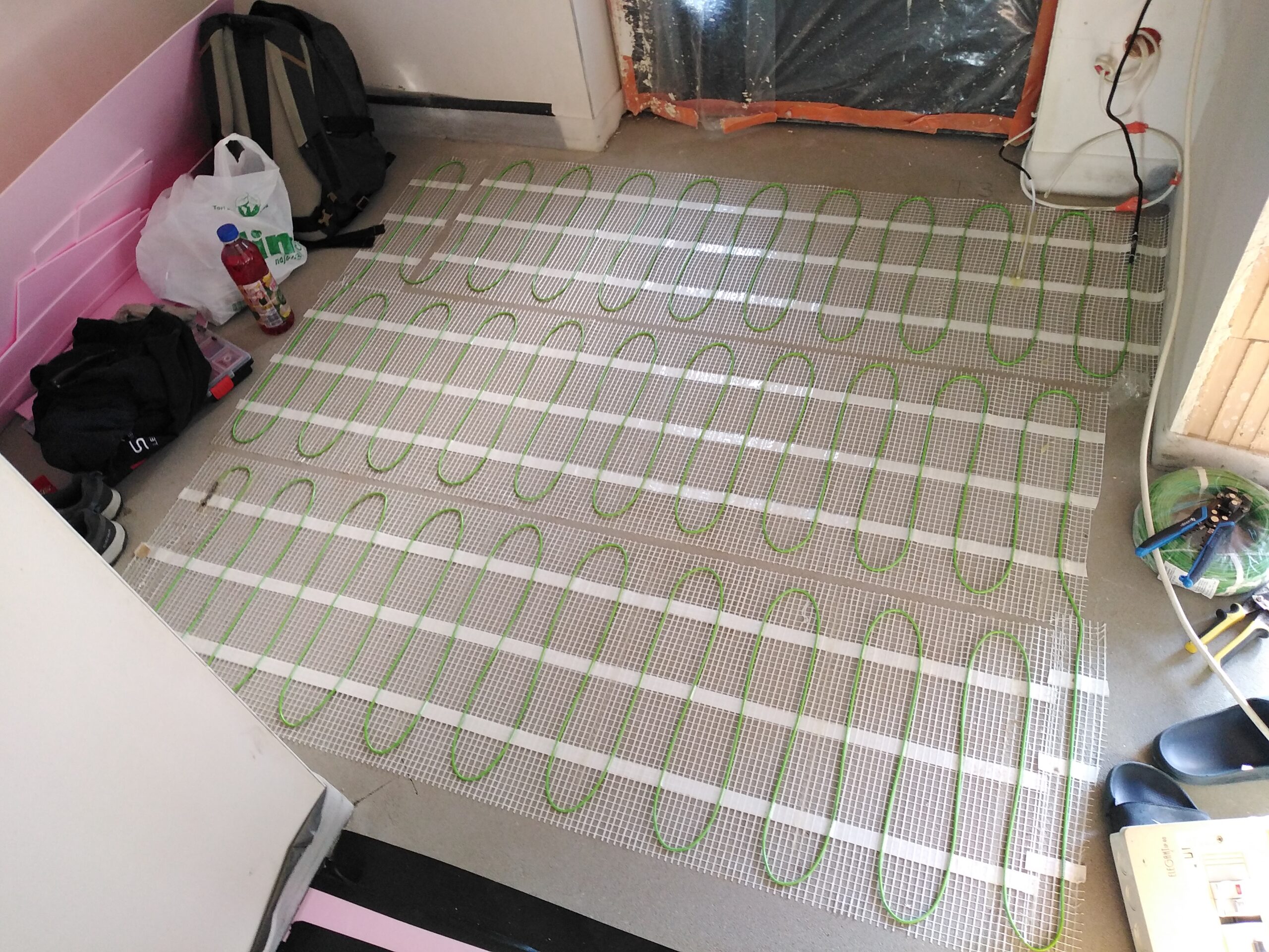 Ogrzewanie bezpośrednie w ponad 200 m2 domu w Przeźmierowie