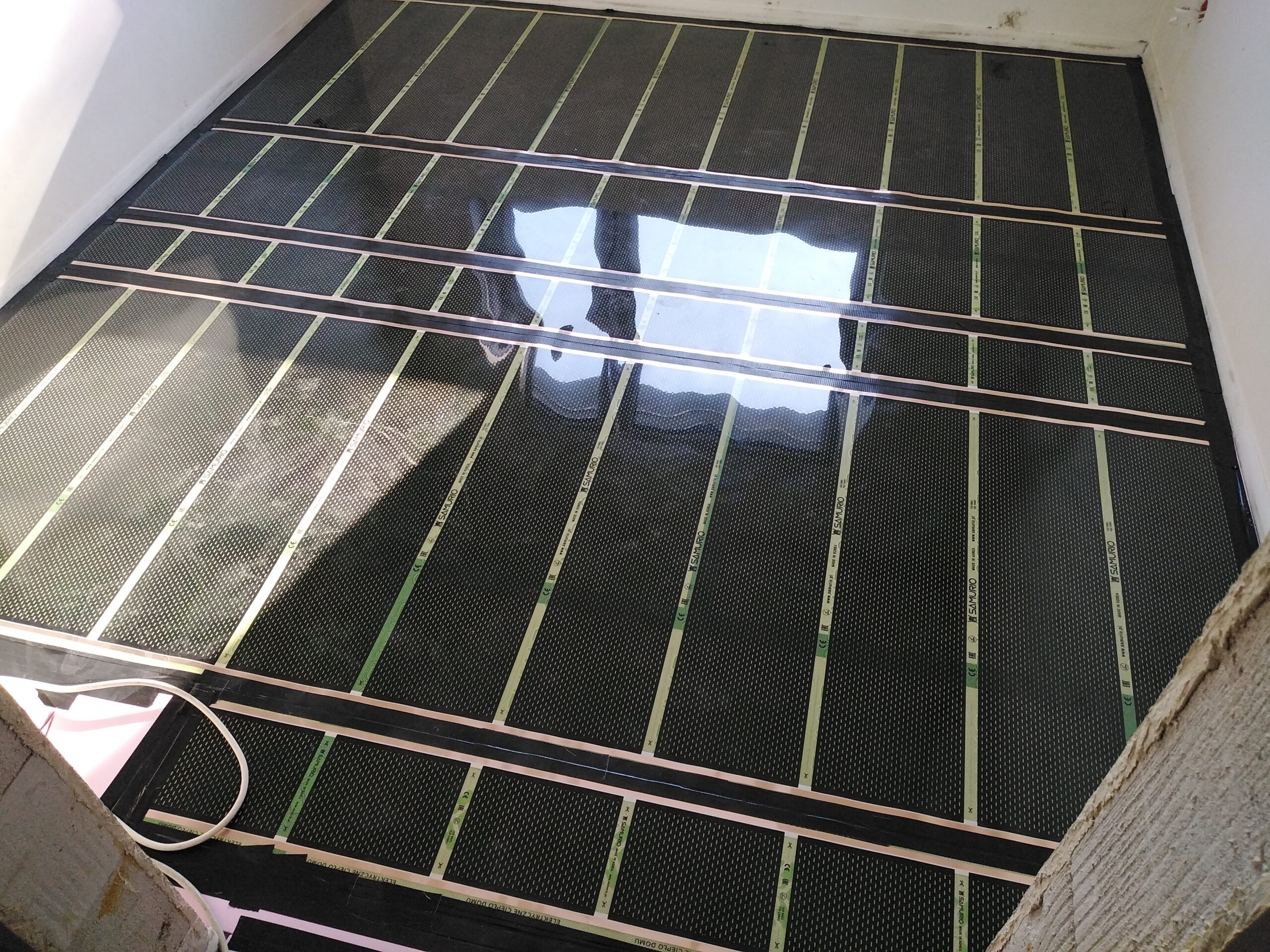 Ogrzewanie bezpośrednie w ponad 200 m2 domu w Przeźmierowie