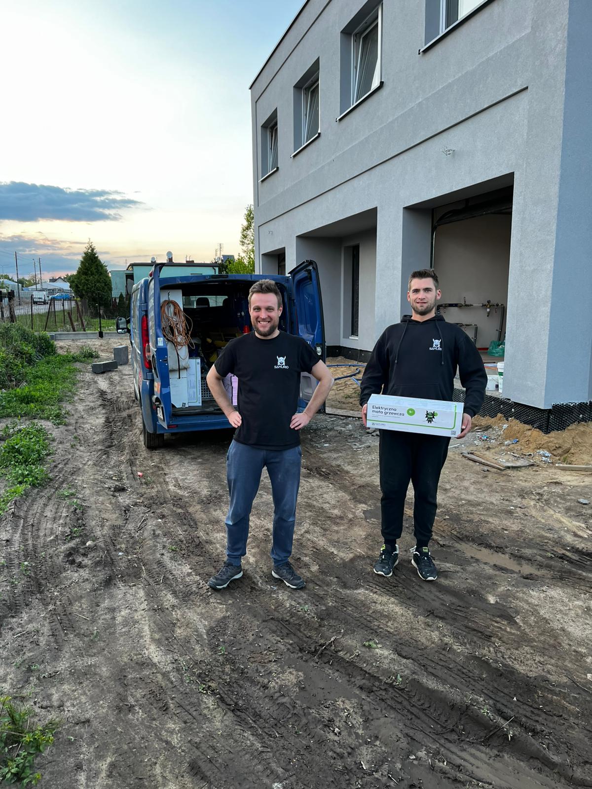 Ogrzewanie bezpośrednie w ponad 200 m2 domu w Przeźmierowie