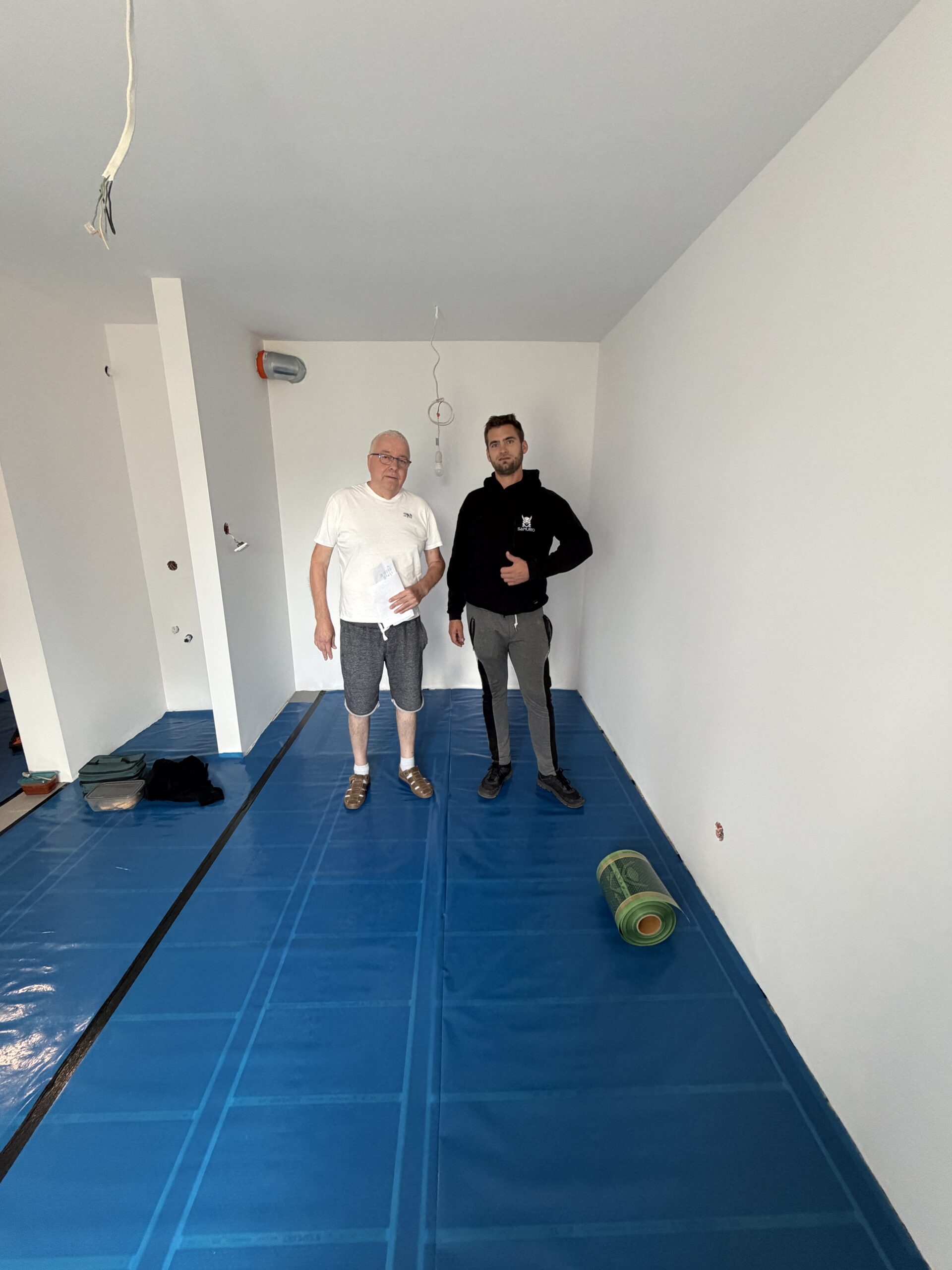 Modernizacja ogrzewania w mieszkaniu w Boguszowie-Gorcach z wykorzystaniem folii grzewczych