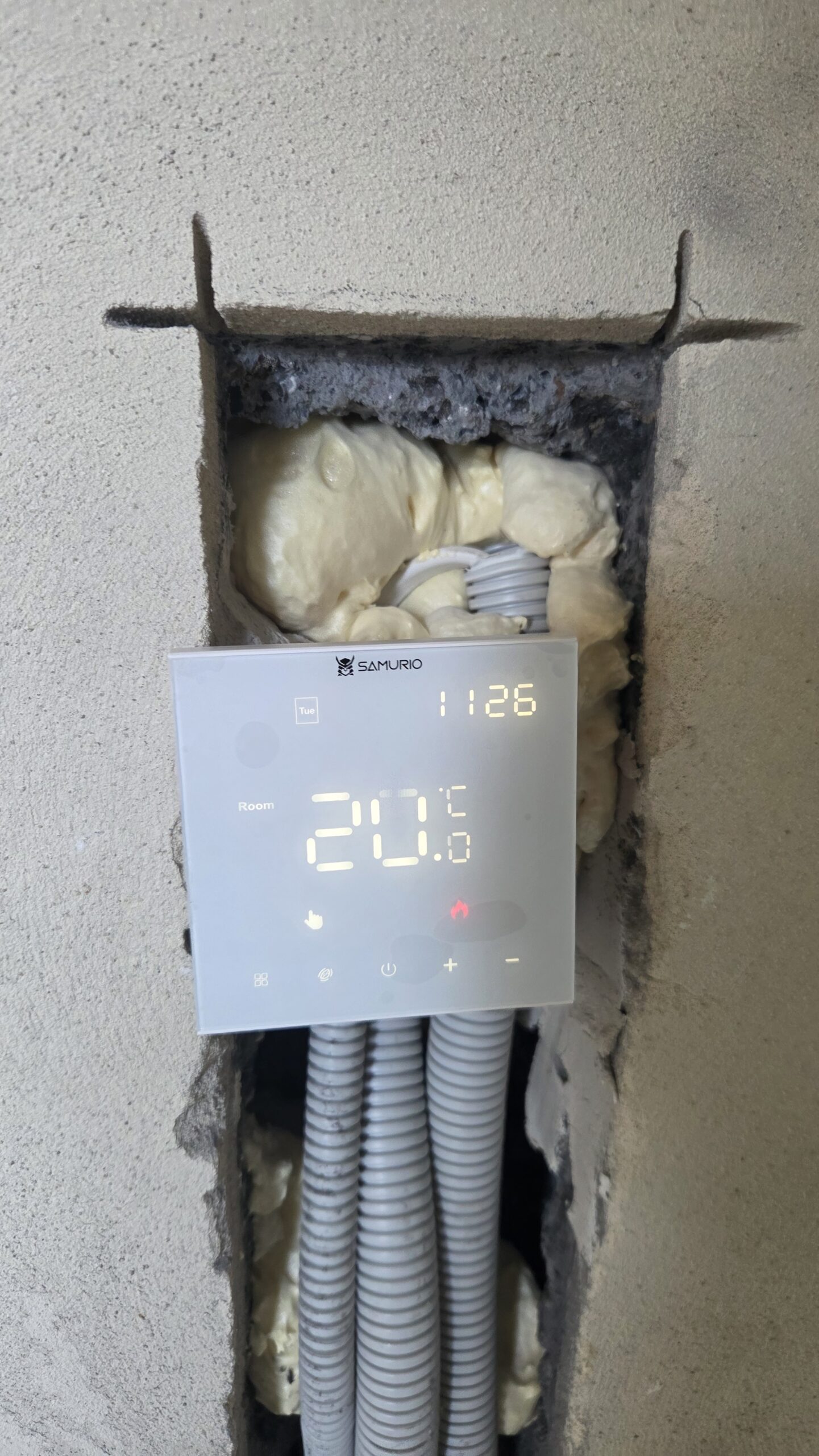 Ogrzewanie foliami i matami grzewczymi w domu o powierzchni 126 m² w Brzesku