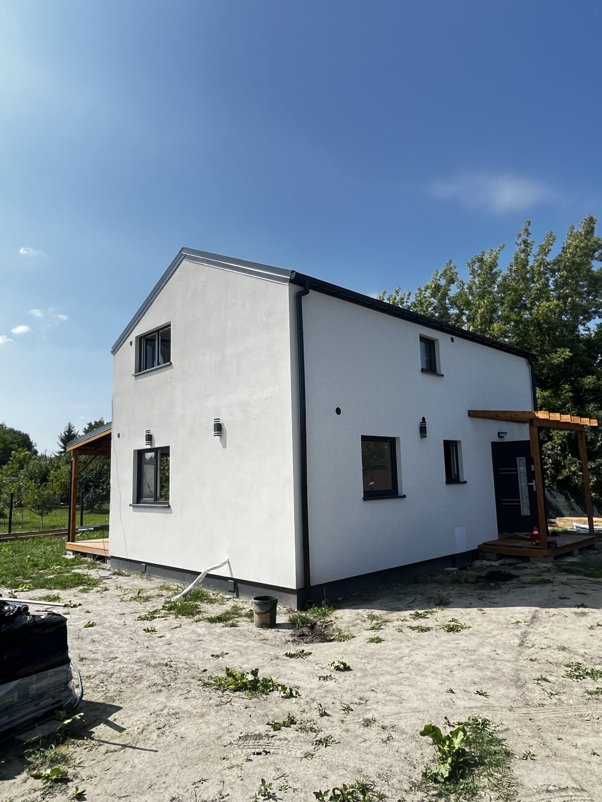 Ogrzewanie foliami i matami grzewczymi w domu 70 m² w Nadmie