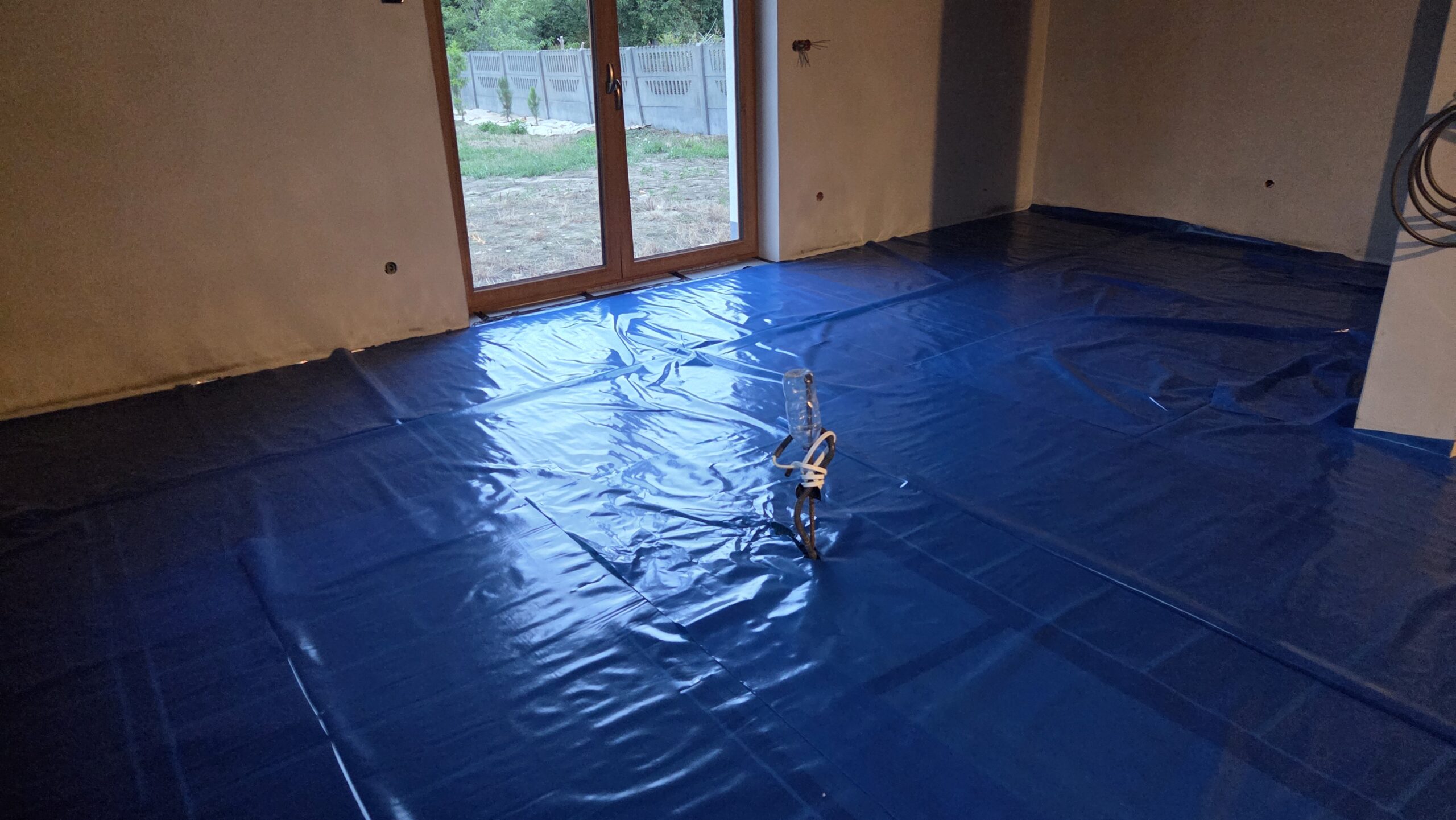 Połączenie folii i mat grzewczych w domu blisko 100 m² w Kroczycach