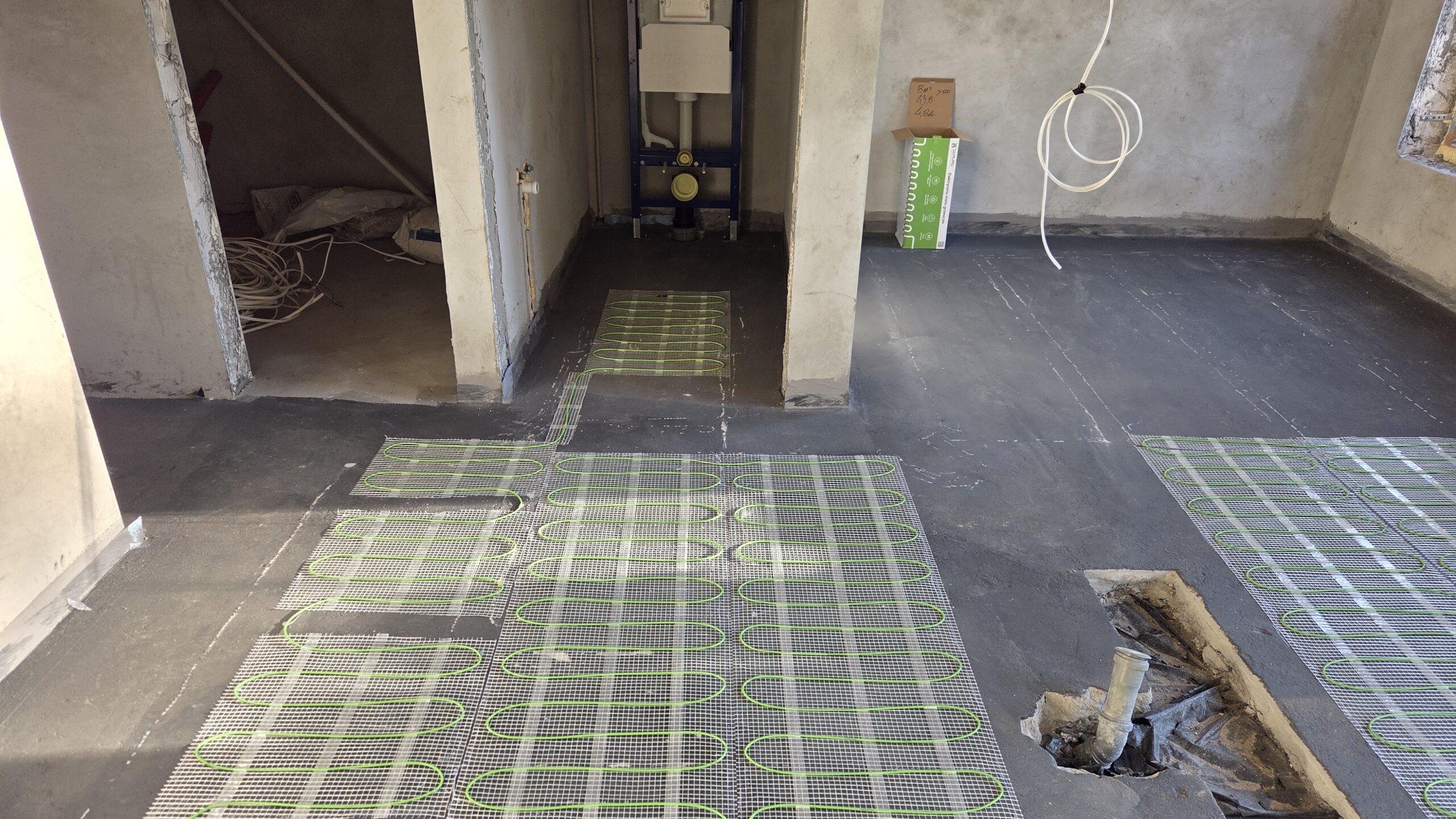 Maty grzewcze w domach o łącznej powierzchni ponad 200 m² w Zaklikowie