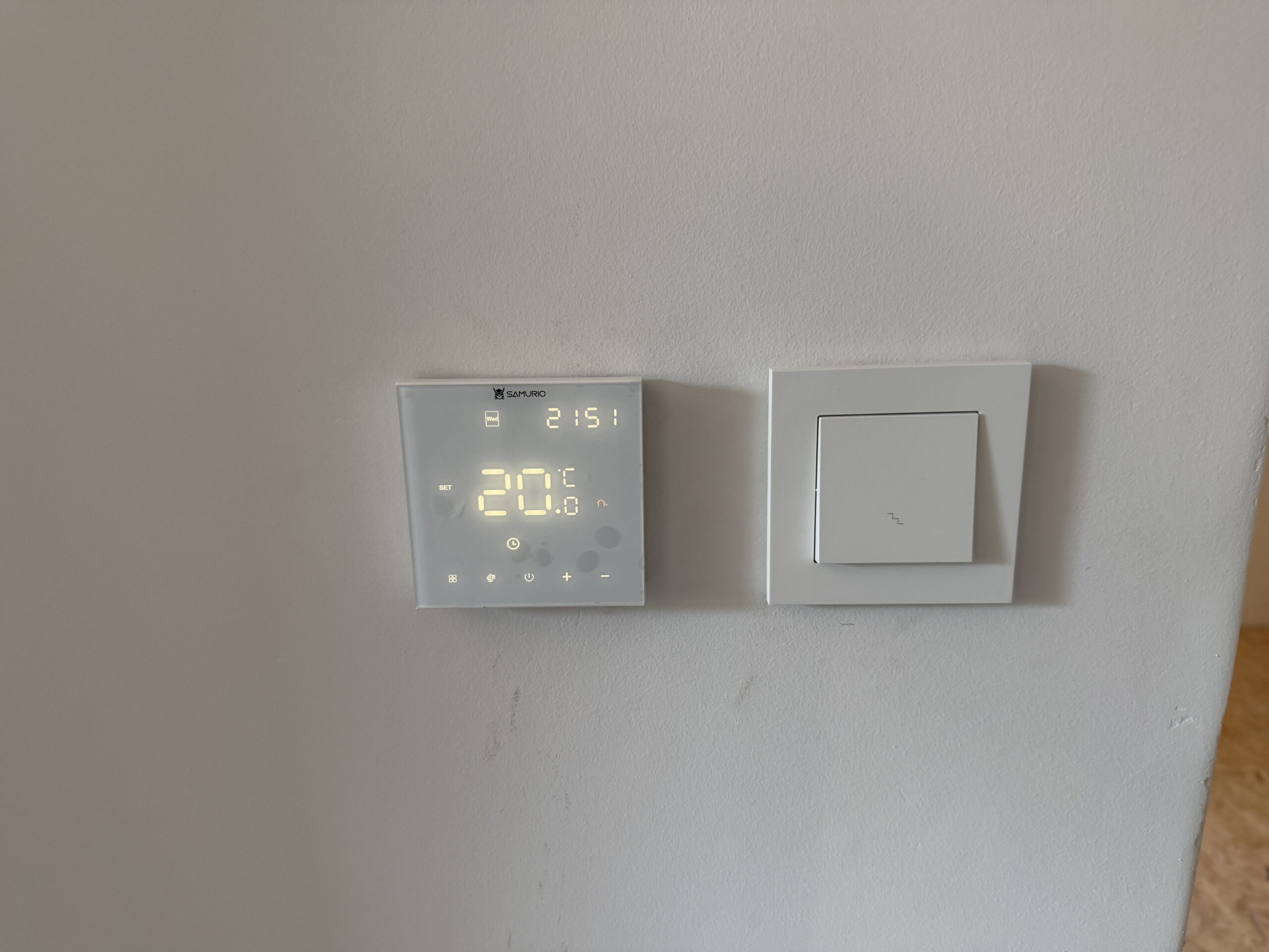 Ogrzewanie elektryczne jednego pomieszczenia w Śmiglu z wykorzystaniem mat grzewczych